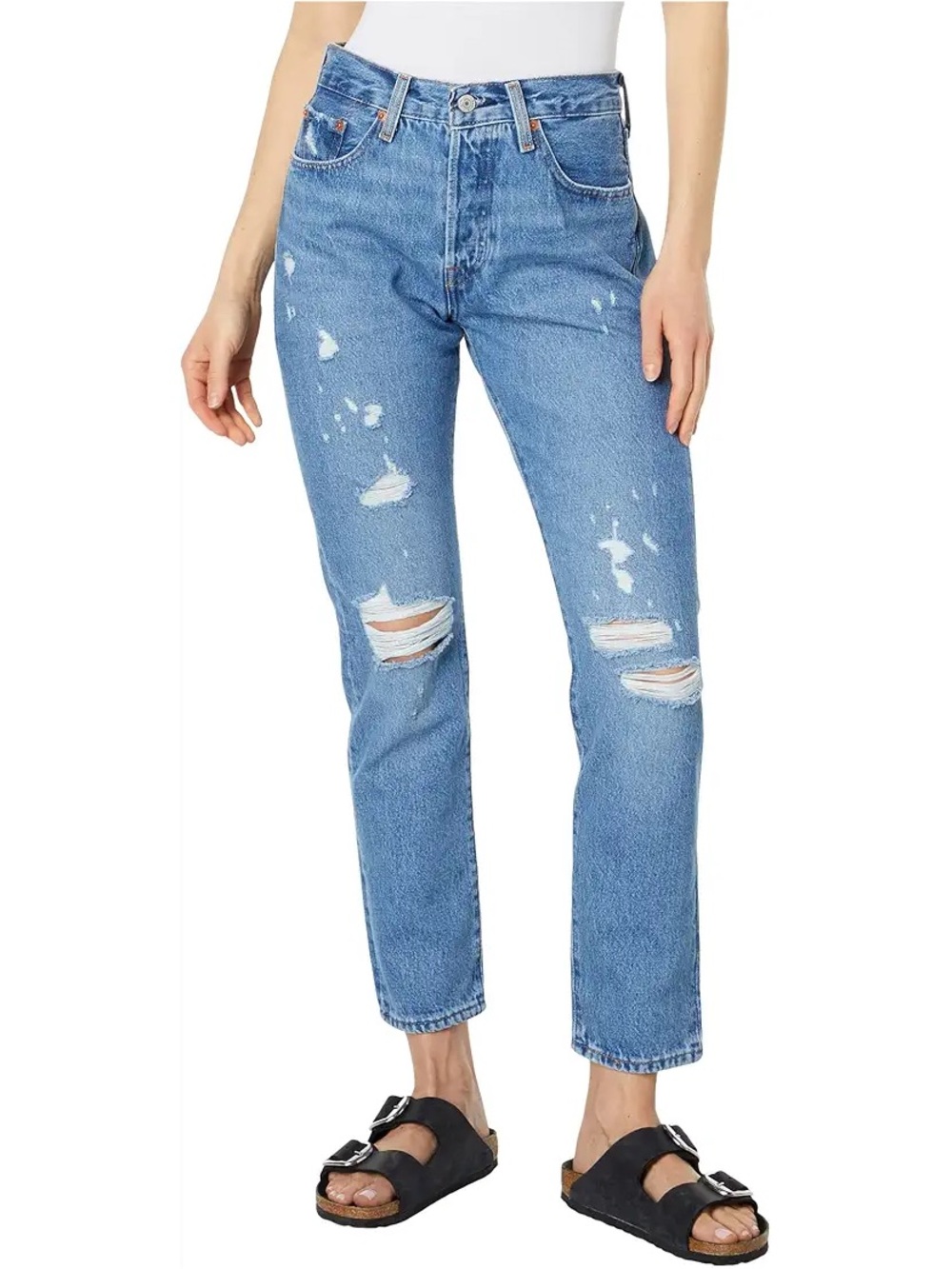 Levi’s 501 skinny button fly